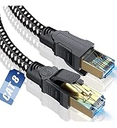 Amazon.co.jp: SWECENT LANケーブル CAT8 6M,メッシュ有線lanケーブル